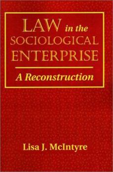 Paperback Law in the Sociological Enterprise: A Reconstruction Book