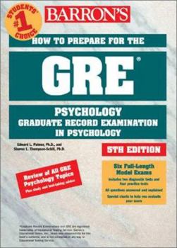 Paperback How to Prepare for the GRE in Psychology (BARRON'S HOW TO PREPARE FOR THE GRE PSYCHOLOGY GRADUATE RECORD EXAMINATION IN PSYCHOLOGY) Book