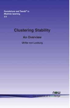 Paperback Clustering Stability: An Overview Book