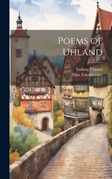 Hardcover Poems of Uhland [German] Book