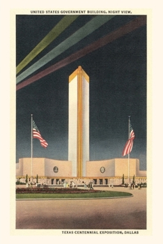 Paperback Vintage Journal US Government Building, Texas Centennial Book