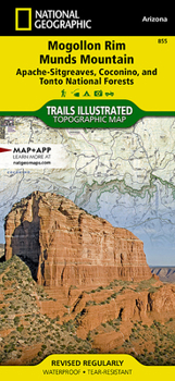 Map Mogollon Rim, Munds Mountain Map [Apache-Sitgreaves, Coconino, and Tonto National Forests] Book