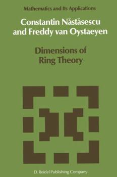 Paperback Dimensions of Ring Theory Book