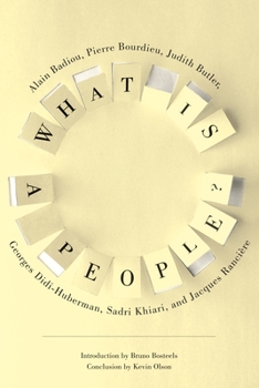Hardcover What Is a People? Book