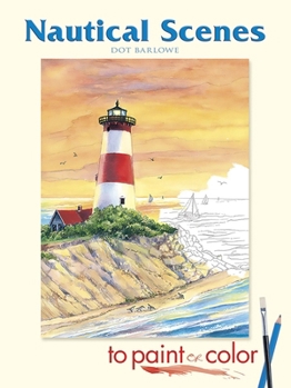 Paperback Nautical Scenes to Paint or Color Book