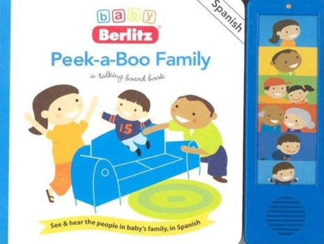 Hardcover Baby Berlitz Peek-A-Boo Family Spanish Book