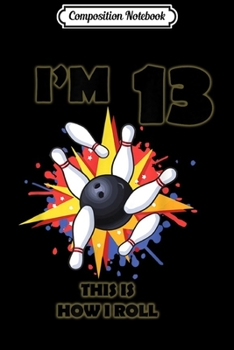 Composition Notebook: Kids 9 Year Old Bowling Birthday Party 9th Birthday  Journal/Notebook Blank Lined Ruled 6x9 100 Pages