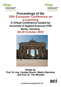 Paperback ECEL 2020 - The Proceedings of the 19th European Conference on e-Learning Book