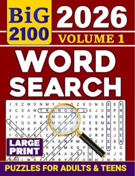 BiG Word Search Puzzles for Adults & Teens (Large Print) (Boost memory, Unwind, and Stay sharp)