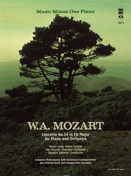 Paperback Mozart - Concerto No. 14 in E-flat Major: Music Minus One Piano Book