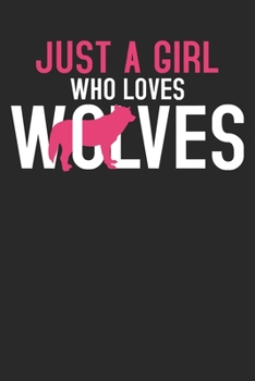 Paperback Gift Notebook: Wolves 6x9 Dot Grid 120 Pages Book