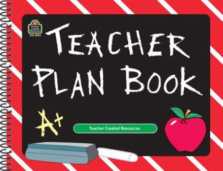 Paperback Chalkboard Teacher Plan Book