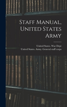 Hardcover Staff Manual, United States Army Book