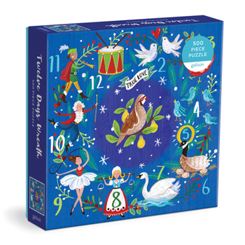 Misc. 12 Days Wreath 500 Piece Puzzle Book