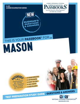 Paperback Mason (C-473): Passbooks Study Guide Volume 473 Book