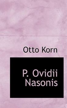 Paperback P. Ovidii Nasonis [Latin] Book
