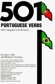 Paperback 501 Portuguese Verbs Book