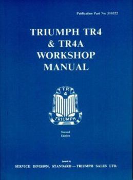 Paperback Triumph TR4 Wsm + TR4A Supp - Tos Book