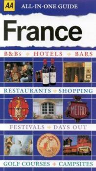 Paperback AA All-In-One Guide France (All-in-One Guides) Book