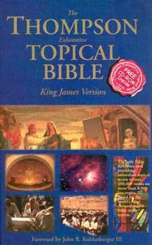 Hardcover Thompson Exhaustive Topical Bible Book