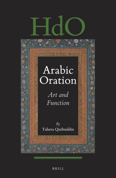 Paperback Arabic Oration: Art and Function Book