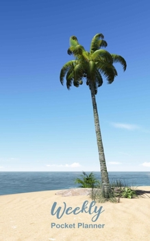 Weekly Pocket Planner: 2-Year Weekly Pocket Planner with to do list  and planing.Two Year Planner, Calendar and Planner is perfect for everyday use. Coconut Tree Background Cover