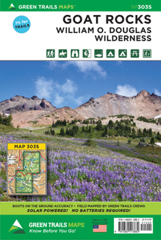 Loose Leaf Goat Rocks, William O. Douglass Wilderness No.303s Book