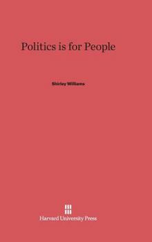 Hardcover Politics Is for People Book