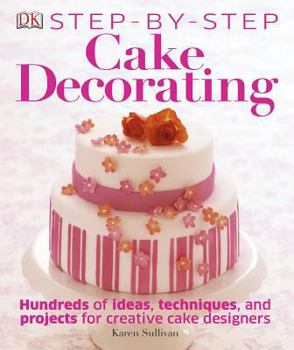 Hardcover Step-By-Step Cake Decorating Book