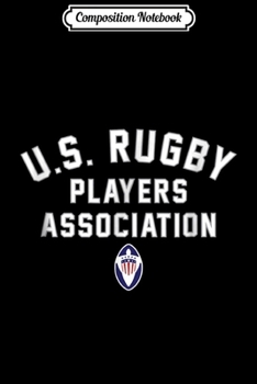 Paperback Composition Notebook: USA Rugby Players Crew Neck Journal/Notebook Blank Lined Ruled 6x9 100 Pages Book
