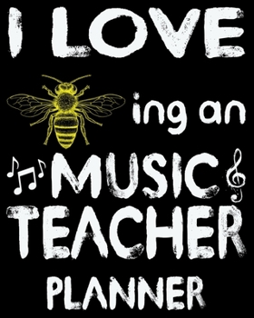 I ing an Music Teacher Planner: Weekly and Monthly Lesson Planner for Great Teacher | Academic Year Lesson Plan and Record Book with Awesome Cover (2020-2021 Lesson Plan Books for Teachers)