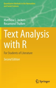 Hardcover Text Analysis with R: For Students of Literature Book