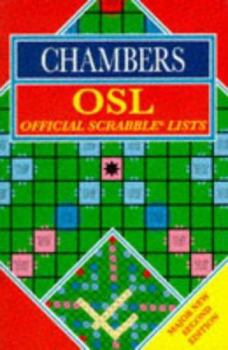 Paperback Chambers Official Scrabble Lists Book