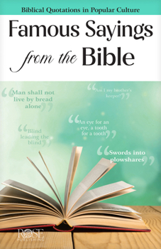 Paperback Famous Sayings from the Bible Book