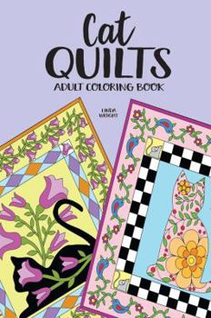 Paperback Cat Quilts: Adult Coloring Book