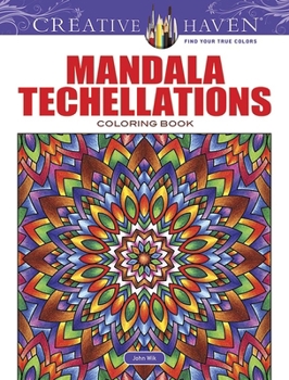 Paperback Creative Haven Mandala Techellations Coloring Book