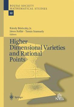 Paperback Higher Dimensional Varieties and Rational Points Book