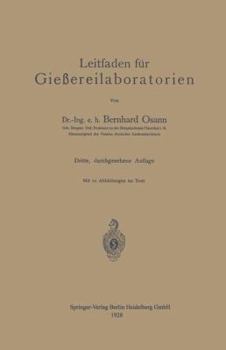Paperback Leitfaden Für Gießereilaboratorien [German] Book