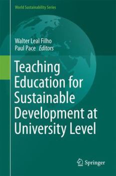 Hardcover Teaching Education for Sustainable Development at University Level Book