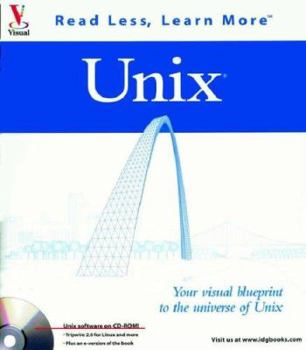Paperback Unix: Your Visual Blueprint to the Universe of Unix [With CDROM] Book