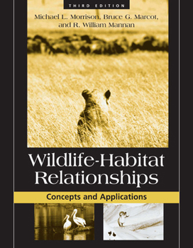 Hardcover Wildlife-Habitat Relationships: Concepts and Applications Book