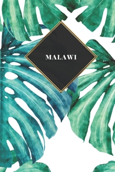 Malawi: Carnet de voyage ligné  - Journal de voyage pour hommes et femmes avec lignes (French Edition)