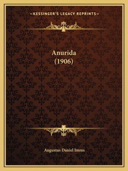 Paperback Anurida (1906) Book