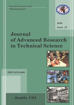 Paperback Journal of Advanced Research in Technical Science. Issue 19 Book