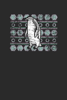 Ugly Christmas Penguin: Blank Lined Notebook (6" x 9" - 120 pages) ~ Christmas Themed Notebook for Daily Journal, Diary, and Gift