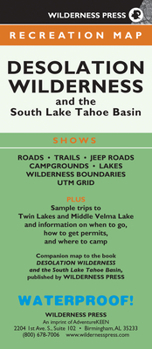 Loose Leaf Map Desolation Wilderness and the South Lake Tahoe Basin: Recreation Map Book