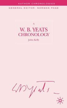 Hardcover A W.B. Yeats Chronology Book