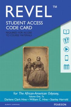 Printed Access Code Revel for the African-American Odyssey, Volume 1 -- Access Card Book