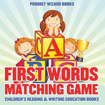 Paperback First Words Matching Game: Children's Reading & Writing Education Books Book