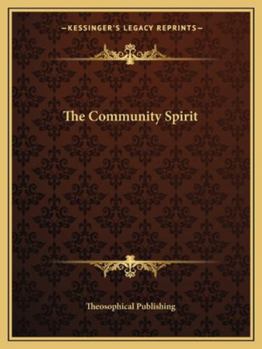 Paperback The Community Spirit Book